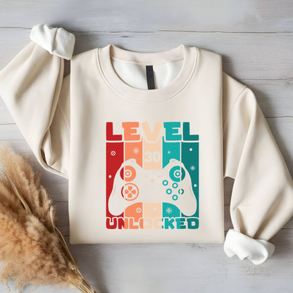 30th Birthday Shirt Level 30 Unlocked T-Shirt Gamer 30 Year Birthday Gift