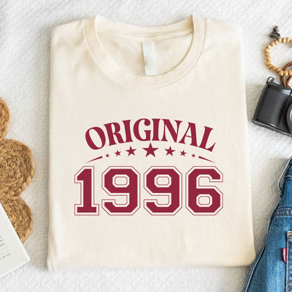 30th Birthday Shirt Original 1996 T-Shirt 30 Year Birthday Gift Vintage 1996 Birthday Tee