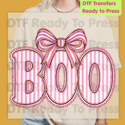 Pink Spooky Nurse Squad DTF Transfers, Halloween Ghost Stethoscope Medical Bandage Ready to Press