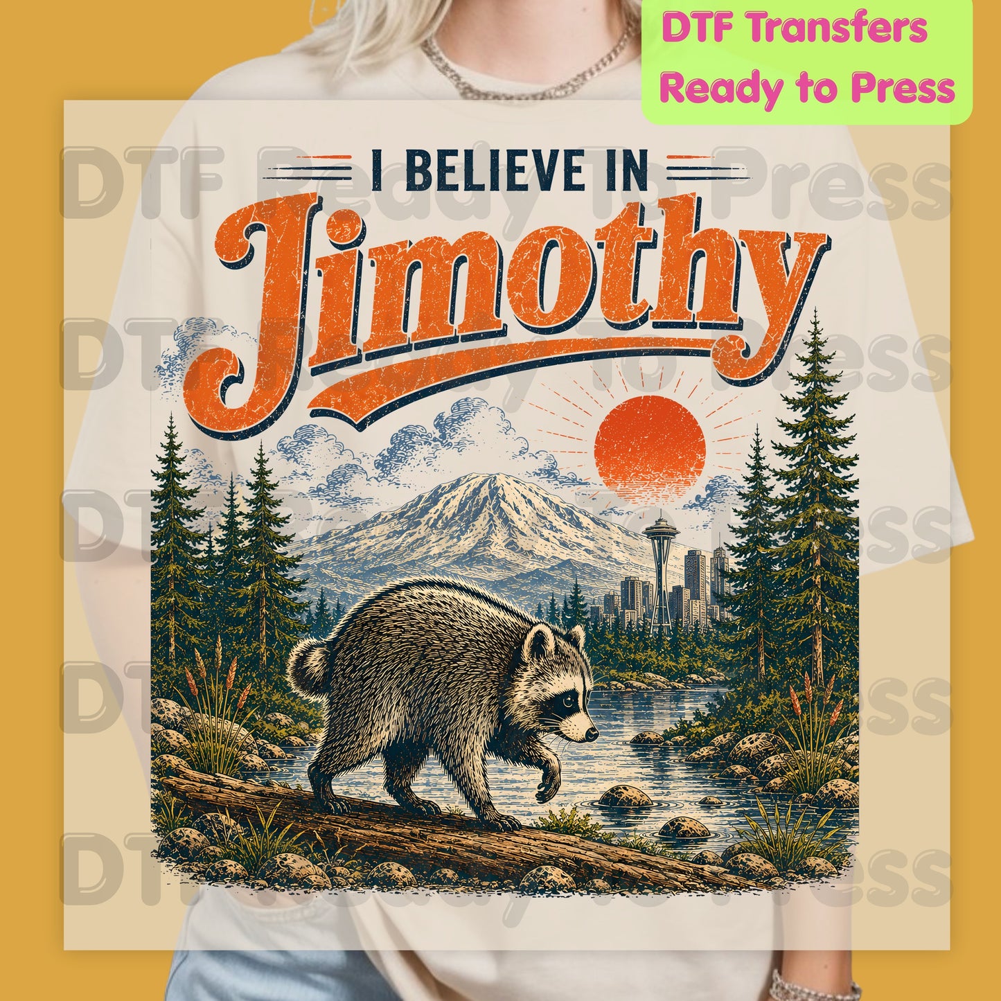 I Believe In Jimothy DTF Transfer Ready to Press