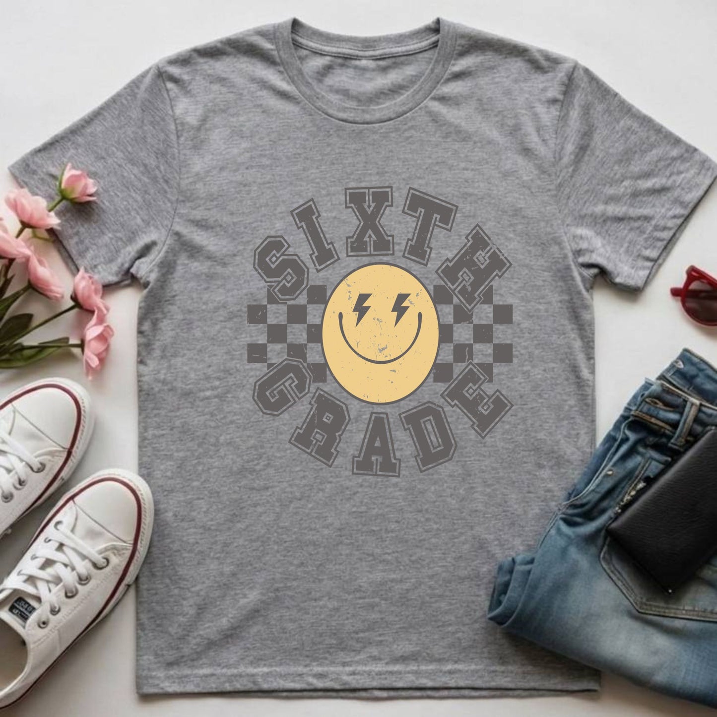School Grade Shirt Leveled up to Kinderarten Pre-K First Grade Second Grade Third Grade Fourth Grade Fifth Grade Gamer Kids School Tees