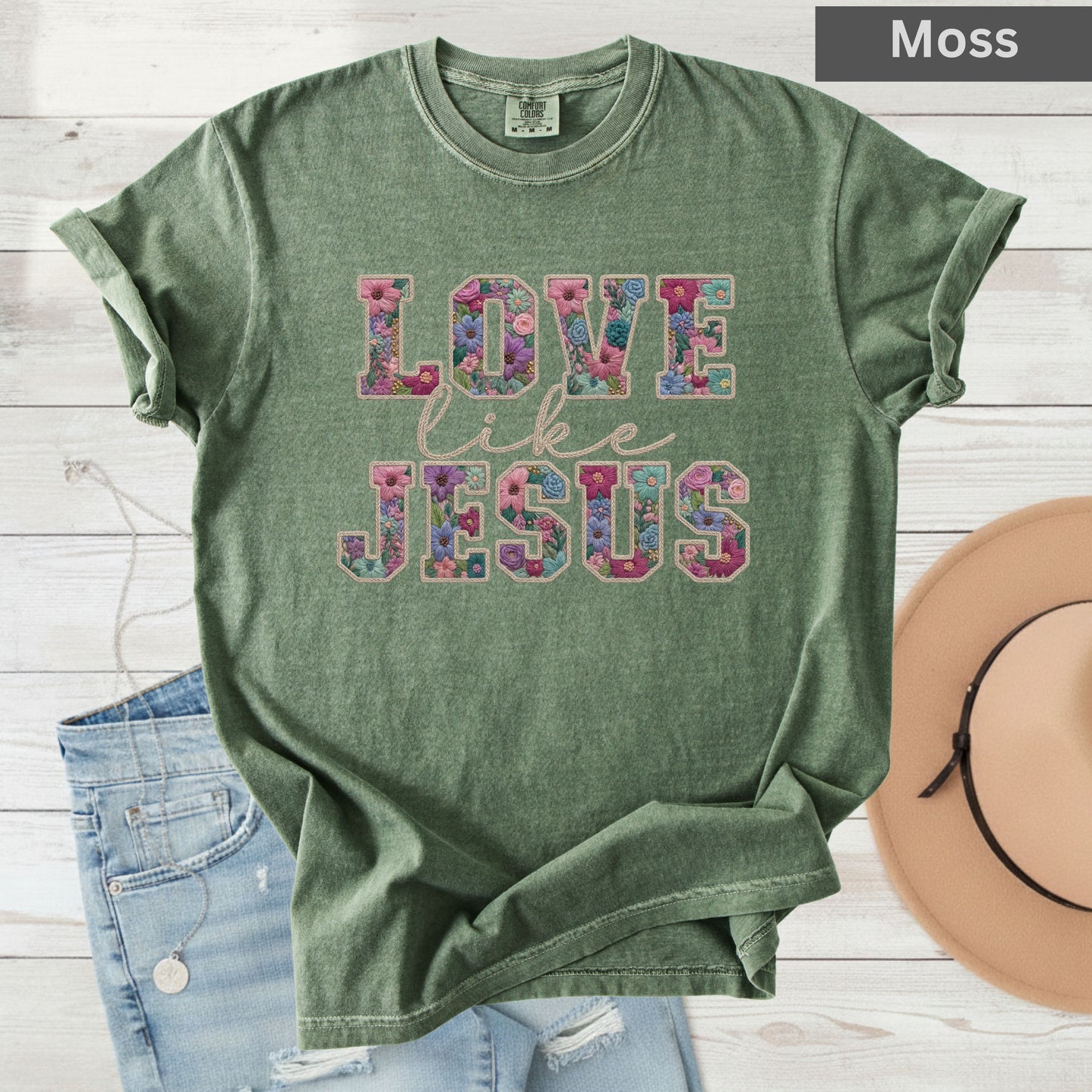 Love Like Jesus Comfort Colors T Shirt