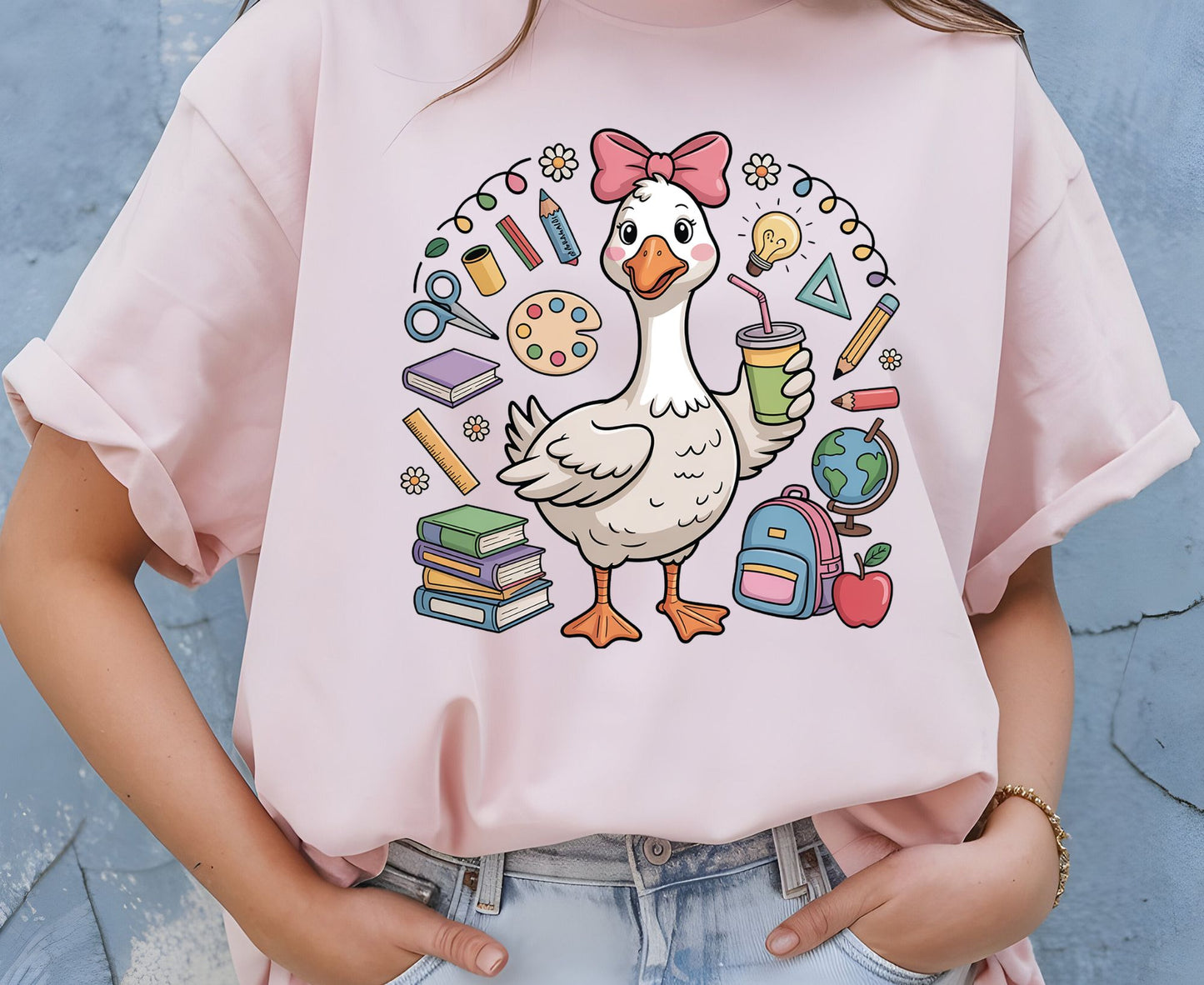 Back to School Premade Gang Sheet Retro School DTF Transfer ready to Press Teacher Student Heat Transfer for Shirts