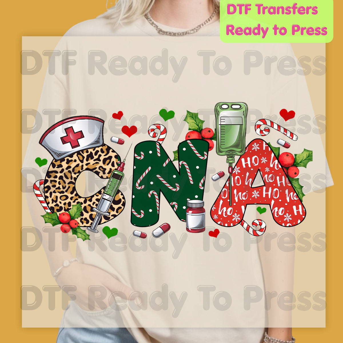 medical christmas, ugly sweater dtf, nurse christmas, doctor christmas, nurse dtf, medical dtf, stethoscope, lab coat, christmas dtf, nurse gift, doctor gift, dtf transfers, ready to press