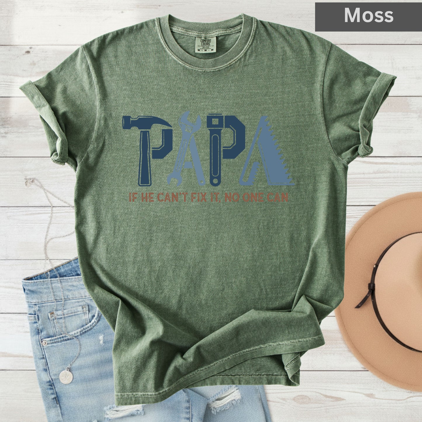 Papa Comfort Colors T Shirt