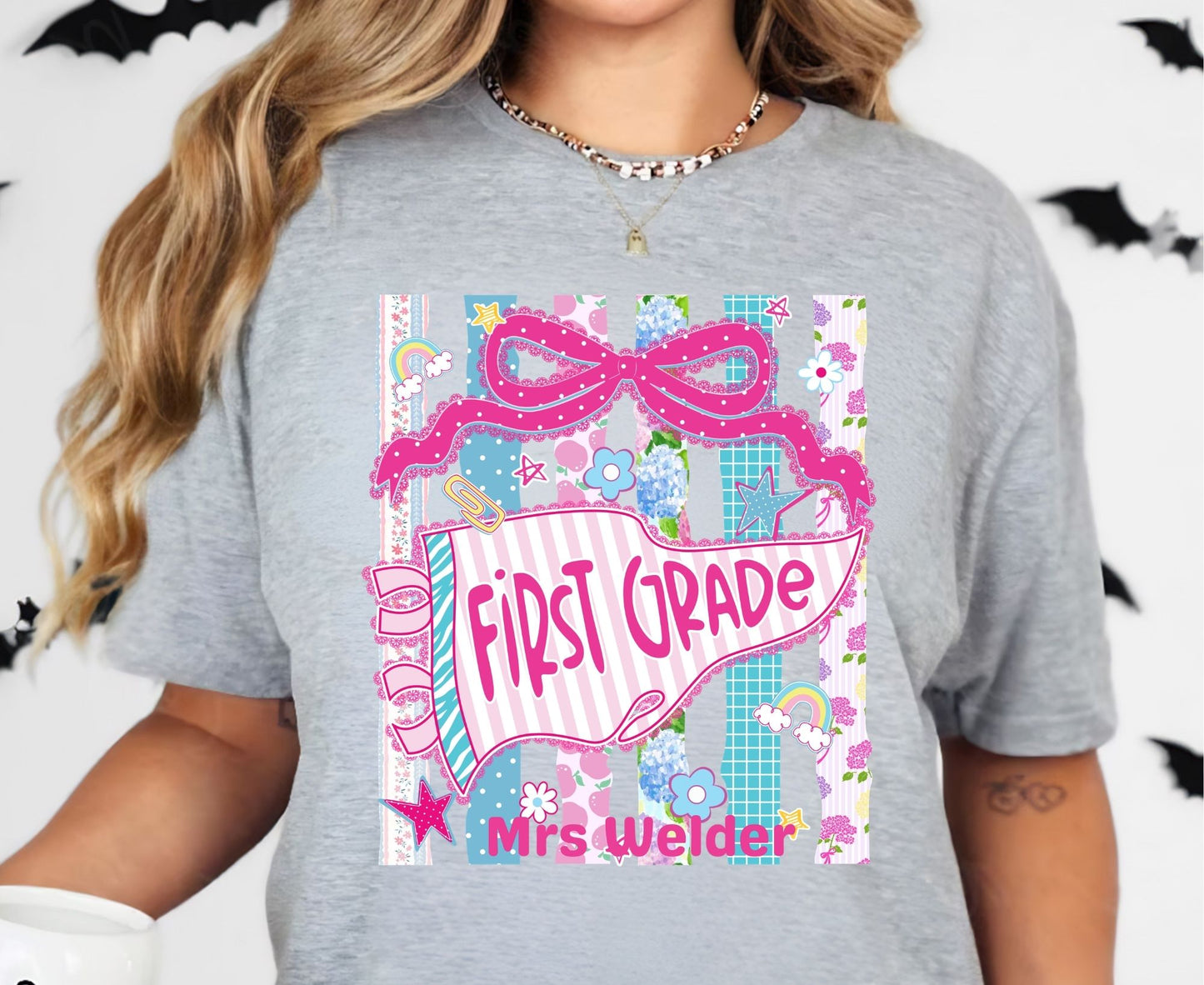 Comfort Colors® Personalized Back to School Shirt Custom Teacher Grade Tees Pre K Kinder 1st 2nd 3rd 4th 5th Grade T Shirt For Men Women Kids