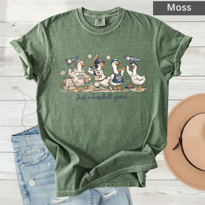 Baseball Goose Comfort Colors T Shirt