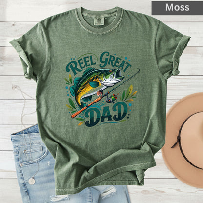 Reel Great Dad Comfort Colors T Shirt