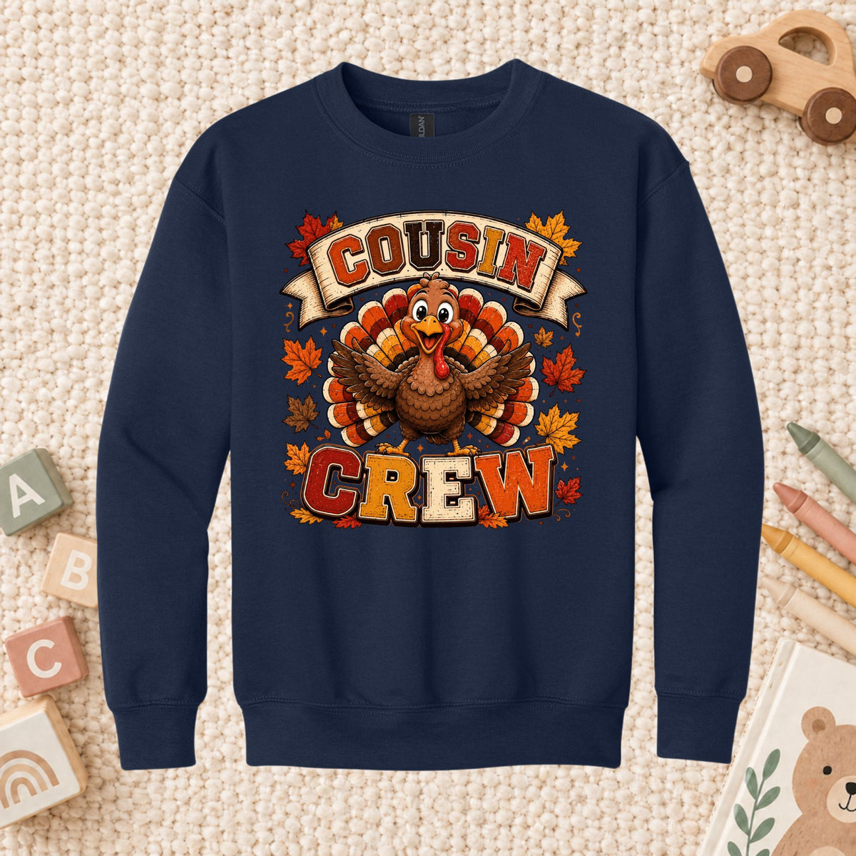 Cousin Crew Thanksgiving T Shirt Childrens Tee