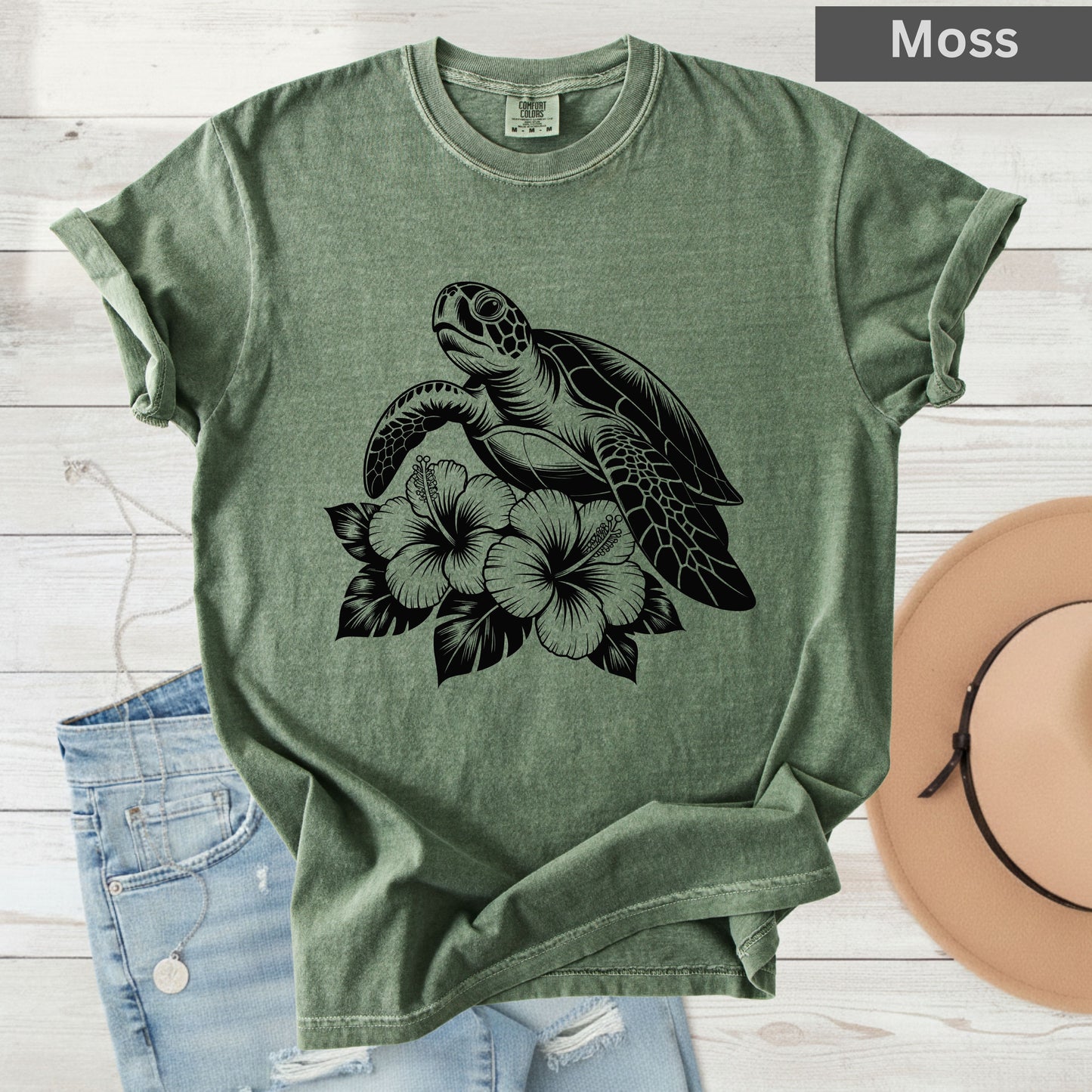 Sea Turtle Comfort Colors T Shirt