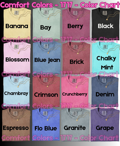 Custom Comfort Colors® T-Shirt Personalized Logo, Text, Photo Garment-Dyed Unisex Tee Custom Gifts & Team Shirts Short Sleeve Family Group T-Shirts