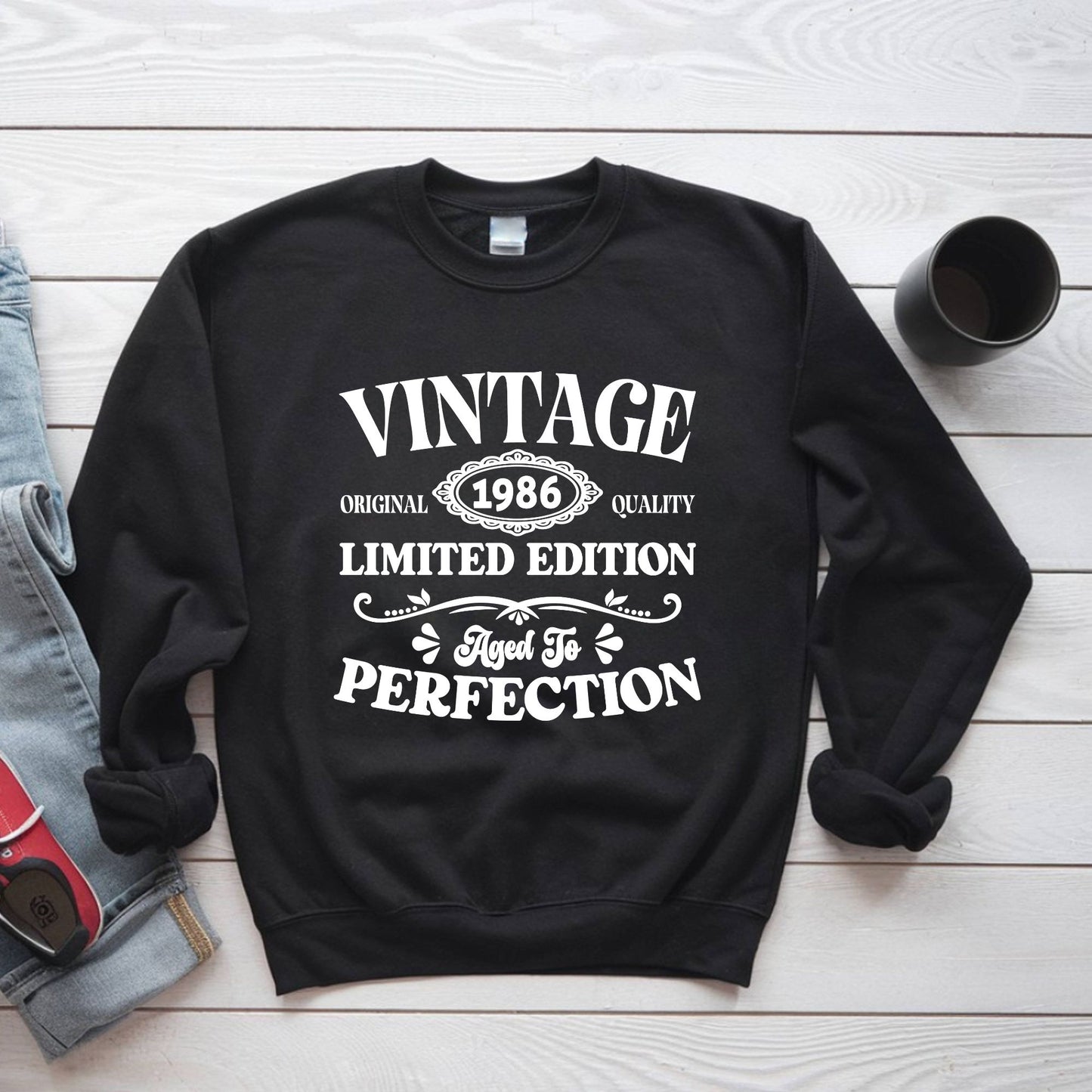 40th Birthday Shirt Vintage 1986 T-Shirt Limited Edition 40 Year Birthday Gift