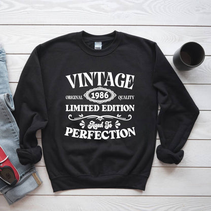40th Birthday Shirt Vintage 1986 T-Shirt Limited Edition 40 Year Birthday Gift