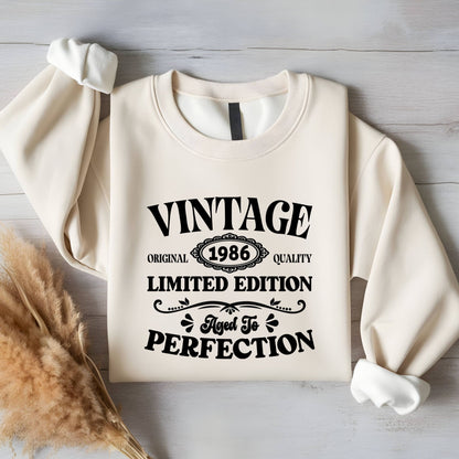 40th Birthday Shirt Vintage 1986 T-Shirt Limited Edition 40 Year Birthday Gift
