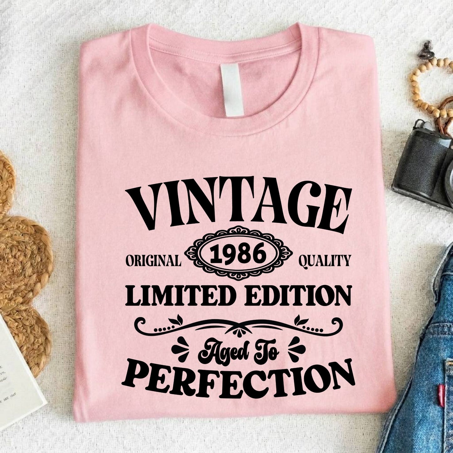 40th Birthday Shirt Vintage 1986 T-Shirt Limited Edition 40 Year Birthday Gift