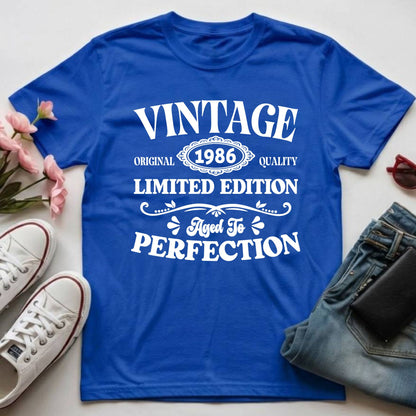 40th Birthday Shirt Vintage 1986 T-Shirt Limited Edition 40 Year Birthday Gift