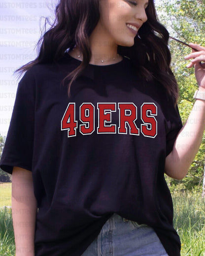 49ers DTF Heat Transfer Ready to Press