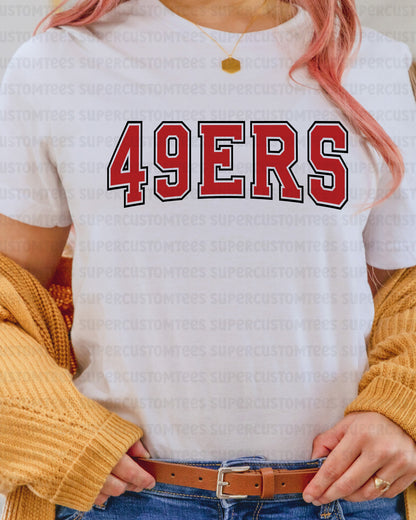 49ers DTF Transfer Ready to Press