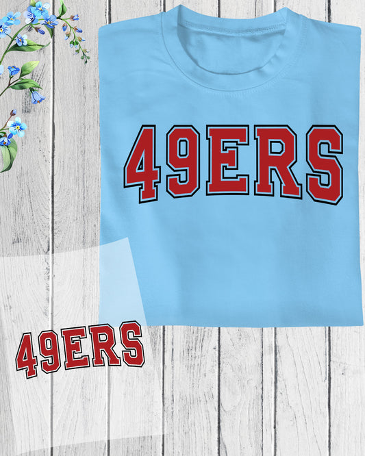 49ers DTF Transfer Ready to Press