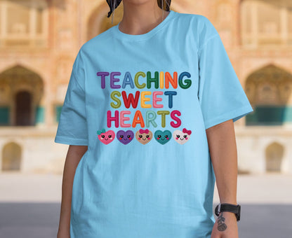 Teacher Premade Gang Sheet Teacher DTF Transfer Ready to Press Designs Teach Heat Transfer For Shirts Teacher Life Gifts