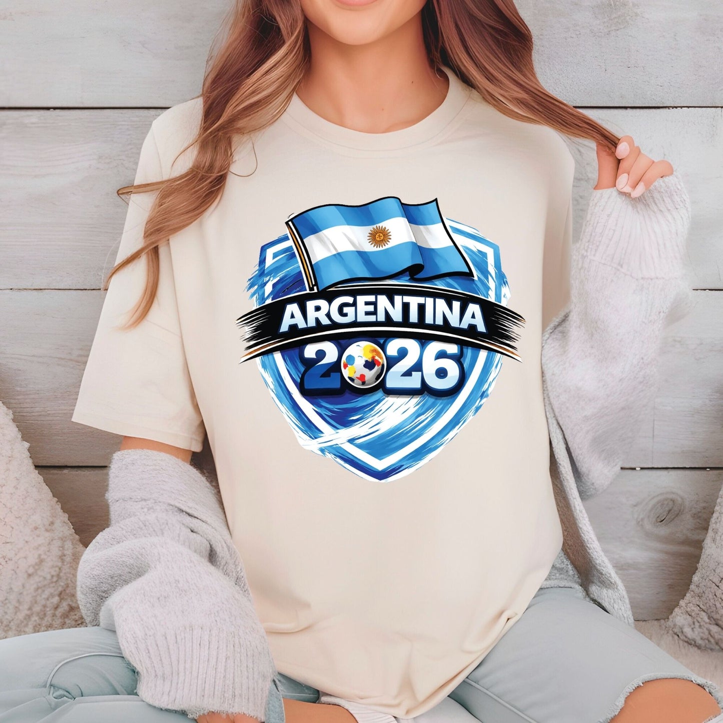 Argentina World Cup 2026 DTF Transfer Ready to Press