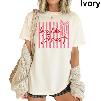 Jesus Lover Comfort Colors T Shirt Christian Apparel Religious Tees Jesus made Her Mama Big Jesus Fan Make Heaven Crowded Love Like Jesus