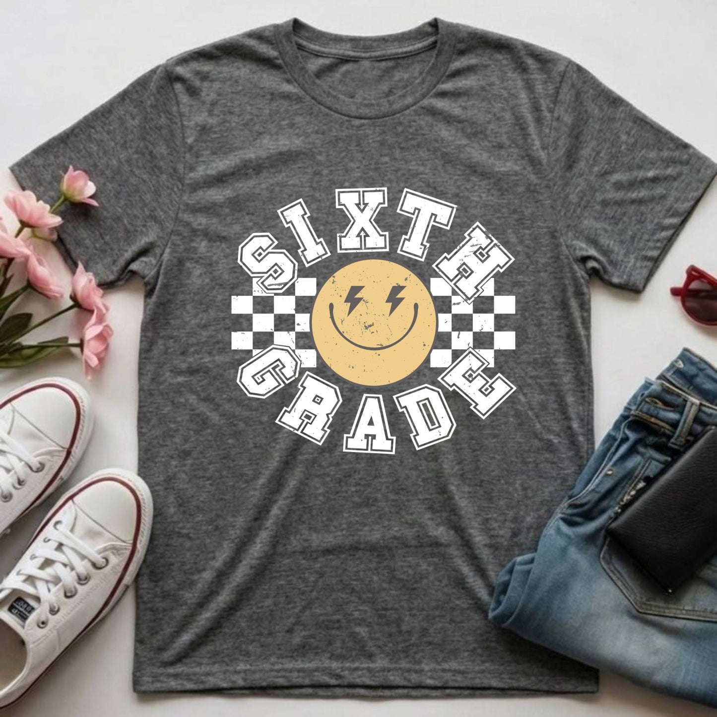 School Grade Shirt Leveled up to Kinderarten Pre-K First Grade Second Grade Third Grade Fourth Grade Fifth Grade Gamer Kids School Tees