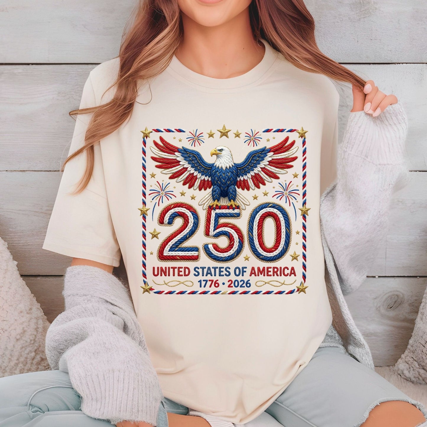 250 Years Of Freedom USA Premade Gang Sheet Patriotic America DTF Transfer Gang Sheet 4th of July Ready For Press Heat Transfer Gang