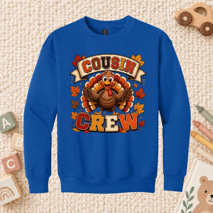 Cousin Crew Thanksgiving T Shirt Childrens Tee