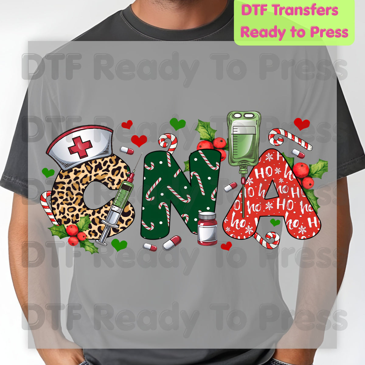 medical christmas, ugly sweater dtf, nurse christmas, doctor christmas, nurse dtf, medical dtf, stethoscope, lab coat, christmas dtf, nurse gift, doctor gift, dtf transfers, ready to press
