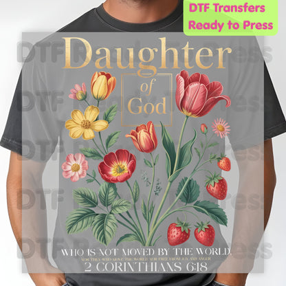 Daughter of God DTF Transfer Ready to Press