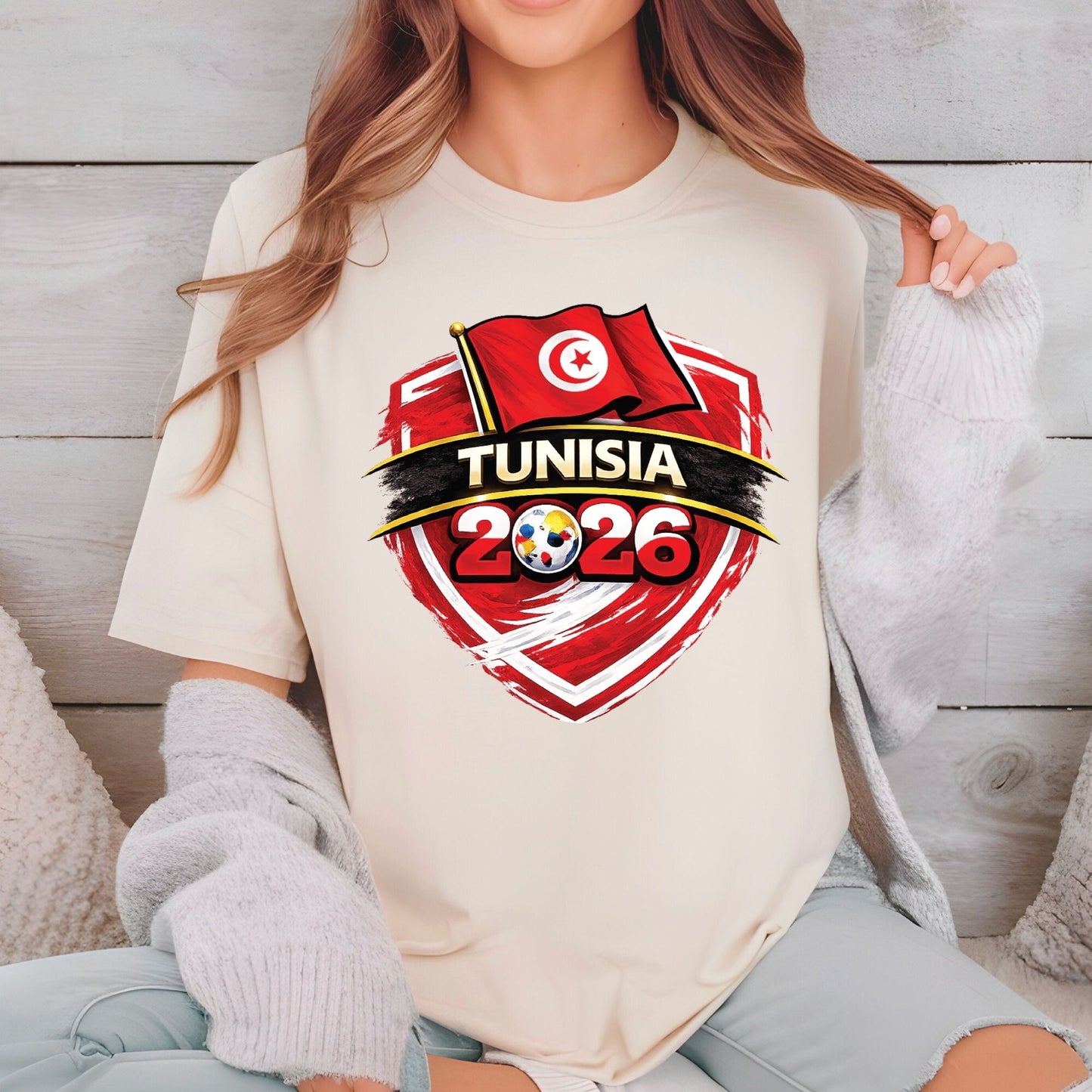 Tunisia World Cup 2026 DTF Transfer Ready to Press