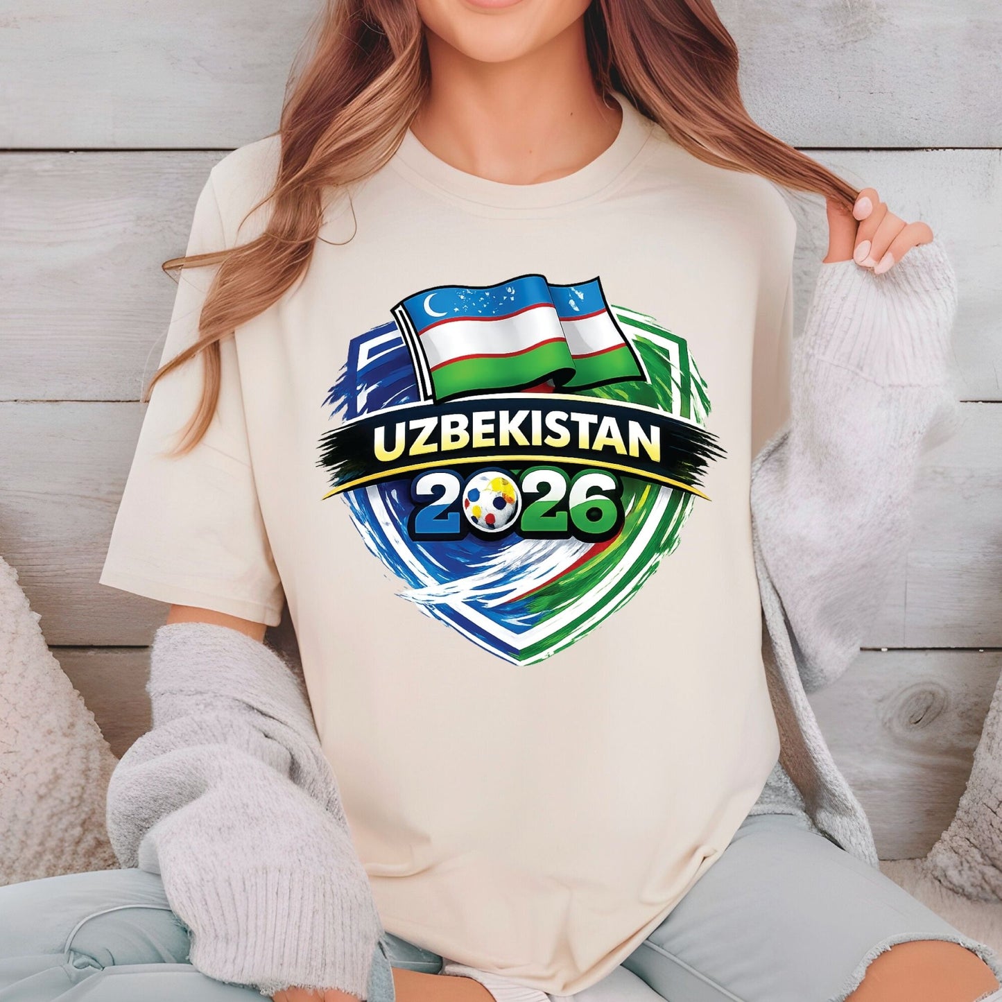 Uzbekistan World Cup 2026 DTF Transfer Ready to Press