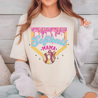 Softball Premade Gang Sheet Softball Vibes DTF Transfer Gang Sheet Trendy Softball Ready For Press Gameday Softball Heat Transfer Gang