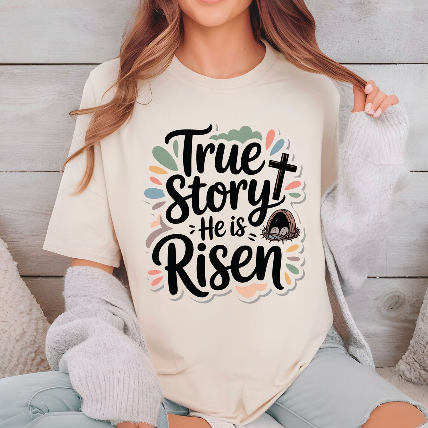 Easter Premade Gang Sheet Christian Easter DTF Gang Sheet Bunny Character Ready For Press Bible Verse Heat Transfer Gang Sheets