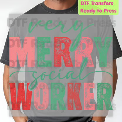 Christmas CNA Buffalo Plaid DTF Transfers, Medical Nursing Lights Bandage Holiday Ready to Press