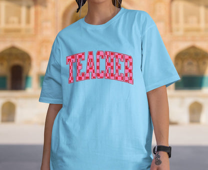Teacher Premade Gang Sheet School Teacher DTF Transfer ready to Press Teach Love Inspire Heat Transfer for Shirts