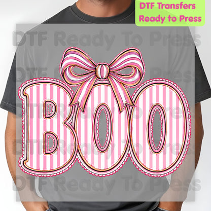 Pink Spooky Nurse Squad DTF Transfers, Halloween Ghost Stethoscope Medical Bandage Ready to Press