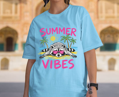Summer Premade Gang Sheet Beach DTF Transfer Ready to Press Designs Holiday Season Summer Vibes Heat Transfer For Shirts