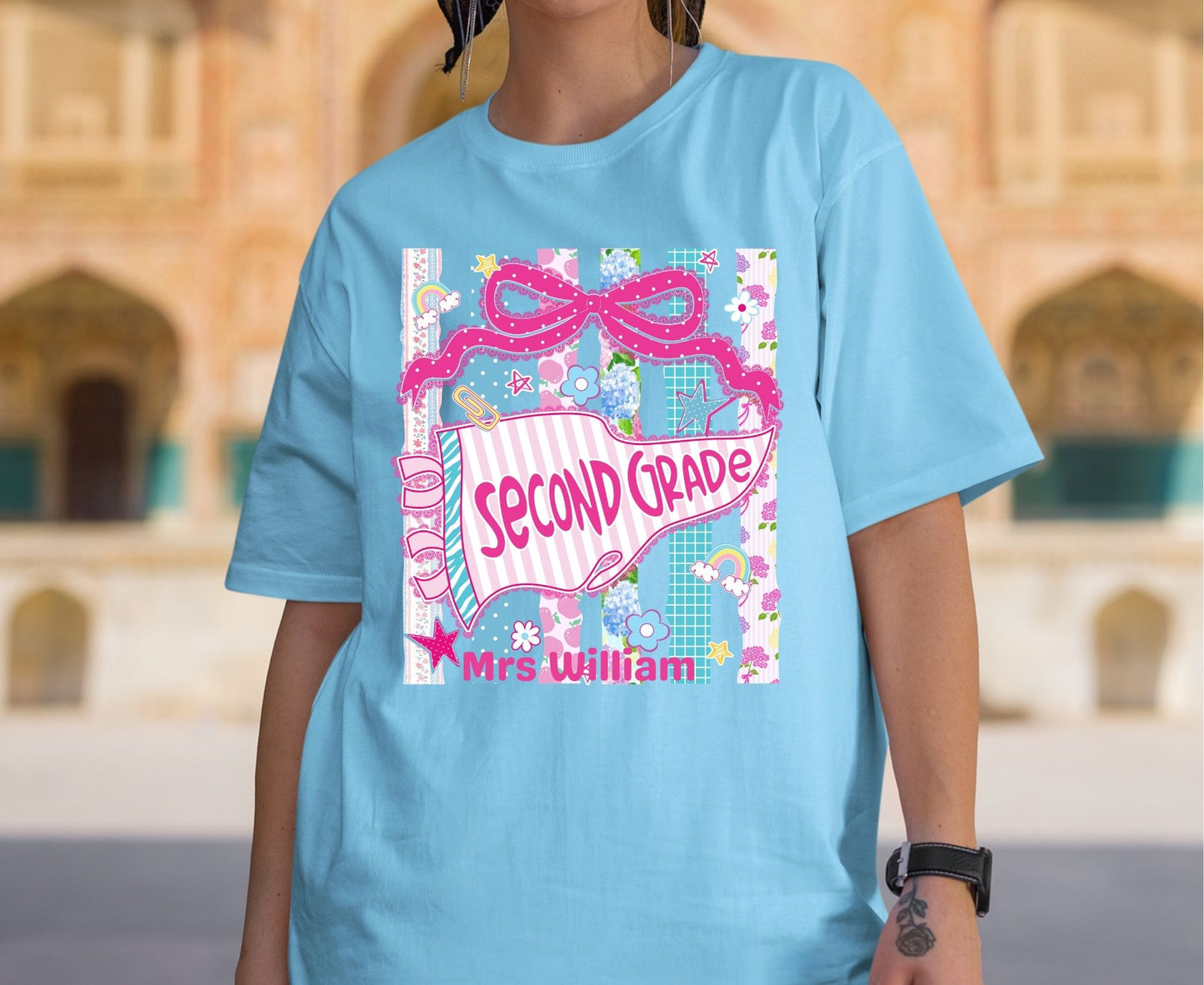 Comfort Colors® Personalized Back to School Shirt Custom Teacher Grade Tees Pre K Kinder 1st 2nd 3rd 4th 5th Grade T Shirt For Men Women Kids