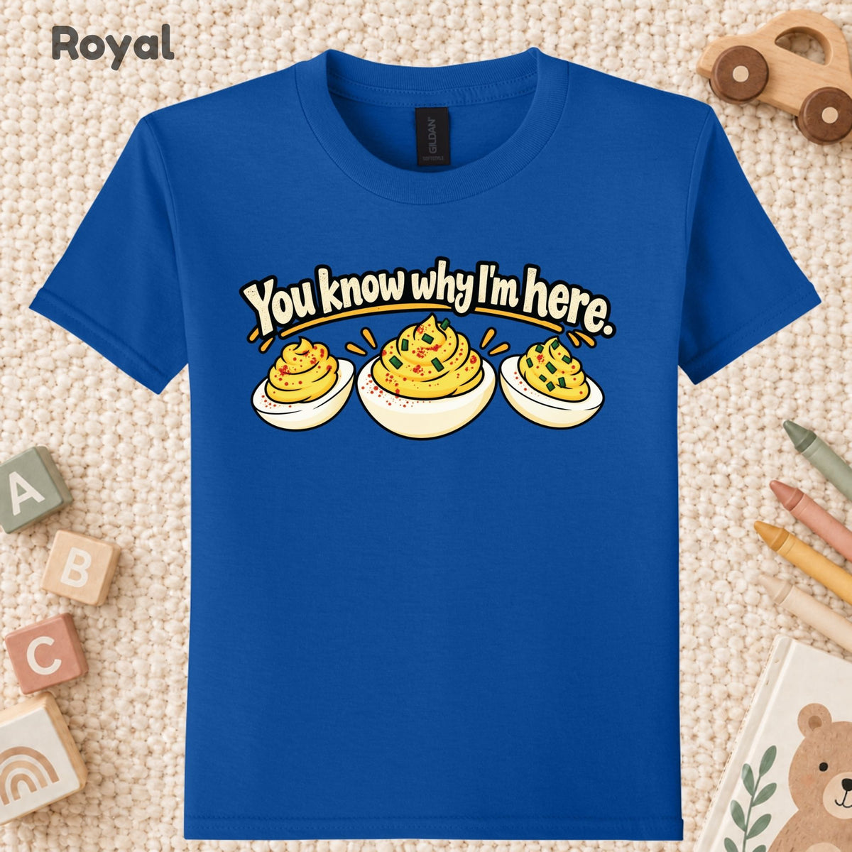 You Know Why I'm Here T-Shirt, Funny Deviled Eggs Thanksgiving Tee, Holiday Food Sweatshirt