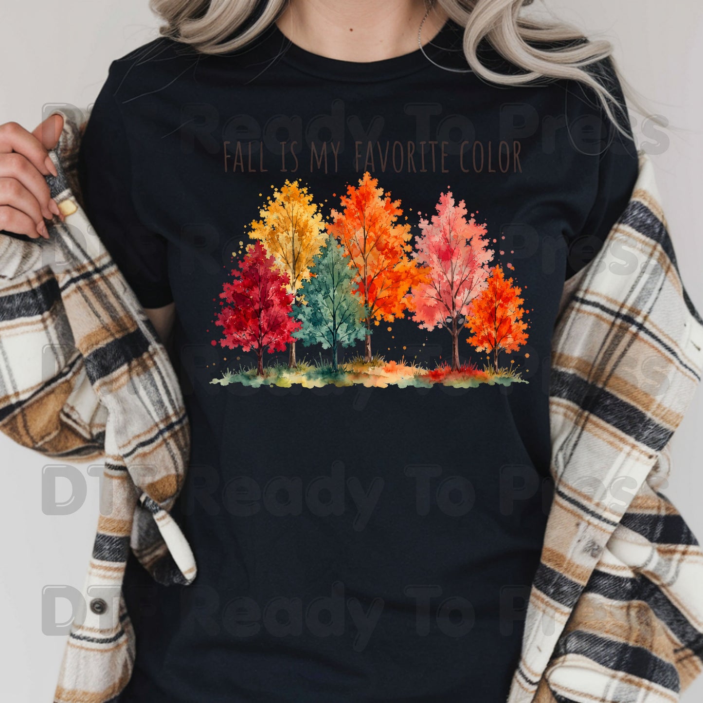Fall Is My Favorite Color DTF Transfer Ready to Press