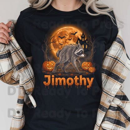 Halloween Jimothy Werewolf DTF Transfers, Spooky Moon Pumpkins Horror Ready to Press