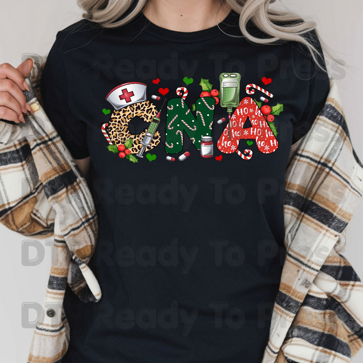 medical christmas, ugly sweater dtf, nurse christmas, doctor christmas, nurse dtf, medical dtf, stethoscope, lab coat, christmas dtf, nurse gift, doctor gift, dtf transfers, ready to press