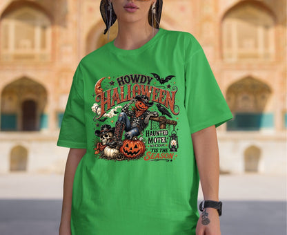 Western Halloween Premade Gang Sheet Vintage Halloween DTF Transfer ready to Press Retro Spooky Season Ghost Pumpkin Heat Transfer