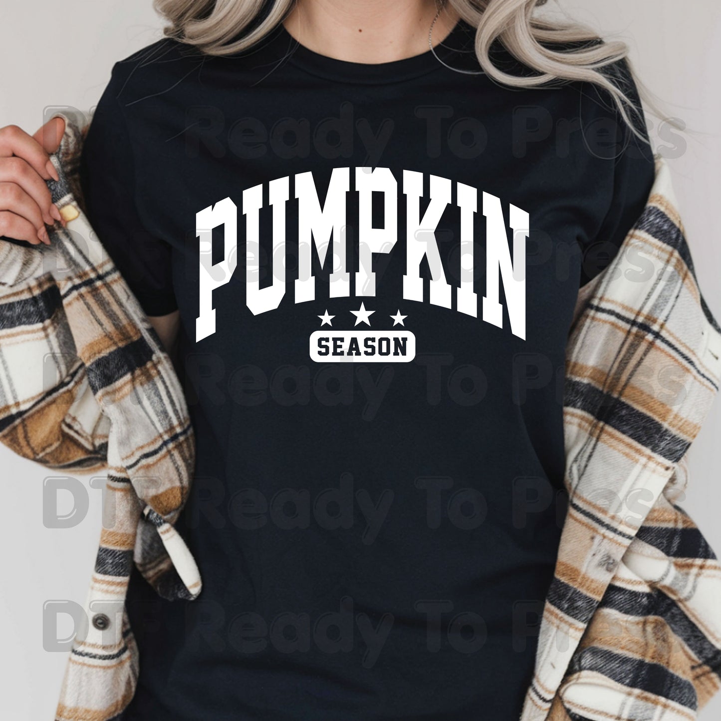 Pumpkin Season DTF Transfer Ready to Press
