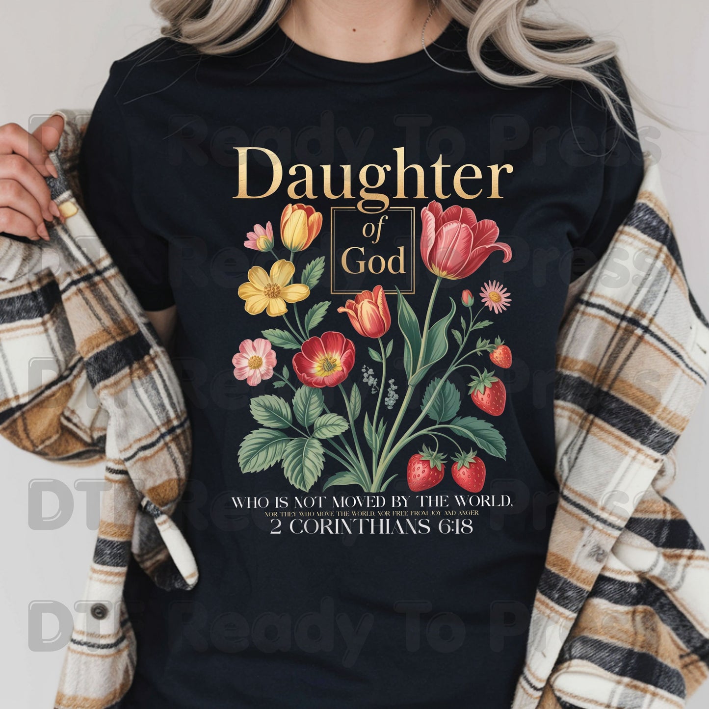 Daughter of God DTF Transfer Ready to Press
