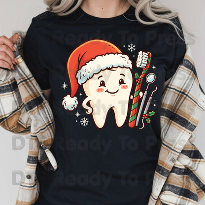 Christmas Teacher Patchwork DTF Transfers, School Snowman Plaid Holiday Ready to Press
