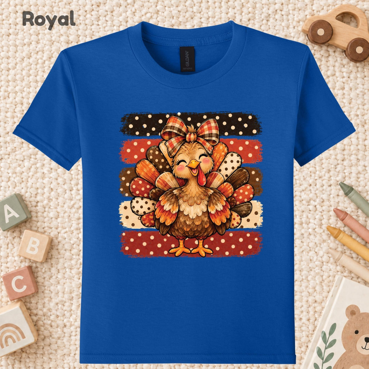 Cute Turkey Bow T-Shirt, Polka Dot Thanksgiving Tee, Striped Fall Sweatshirt