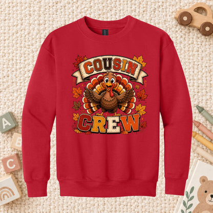 Cousin Crew Thanksgiving T Shirt Childrens Tee